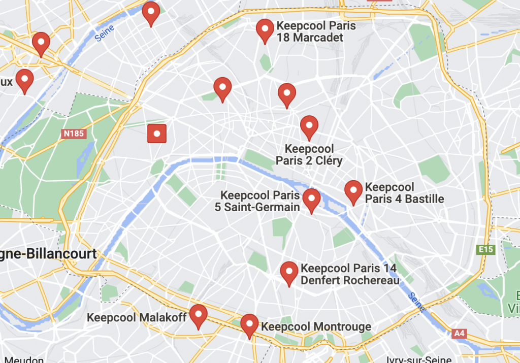 Paris Map - Gym - Keepcool
