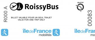 paris ticket airport roissybus